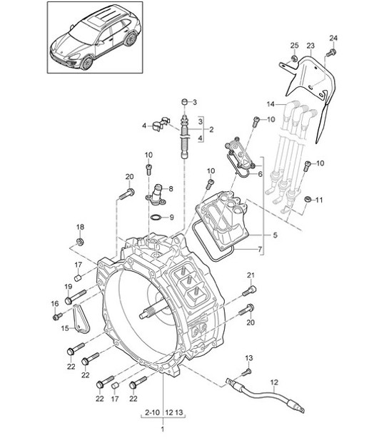 Diagram 901-010 Porsche 9J1.1 Taycan 2020-24 
