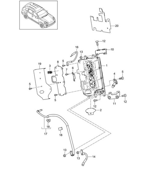 Diagram 901-022 Porsche 9J1.1 Taycan 2020-24 