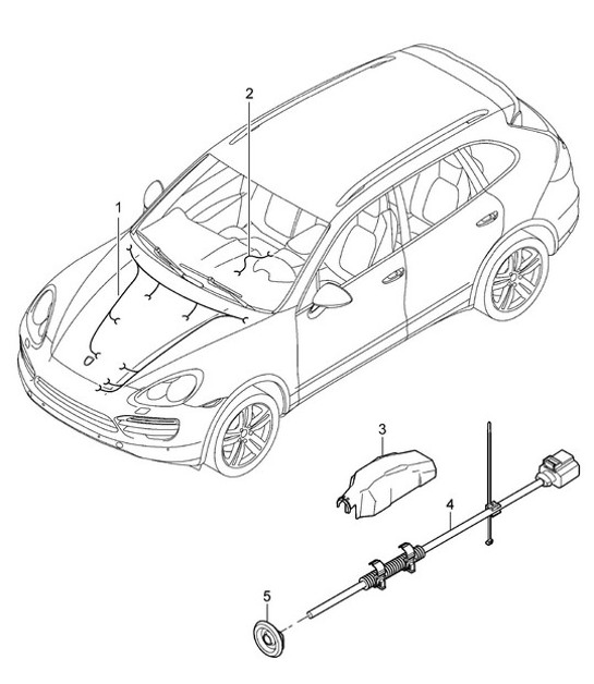 Diagram 902-006 Porsche Cayenne 9YA 2018-2023 