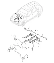 Kabelbomen / Motor Cayenne 92A (958) 2015>>