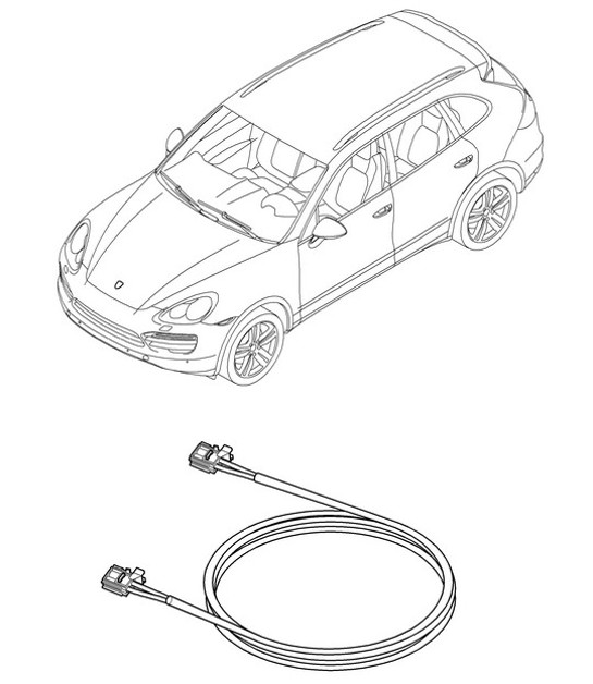 Diagram 902-050 Porsche 9J1.1 Taycan 2020-24 