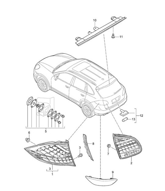 Diagram 905-006 Porsche 9J1.1 Taycan 2020-24 