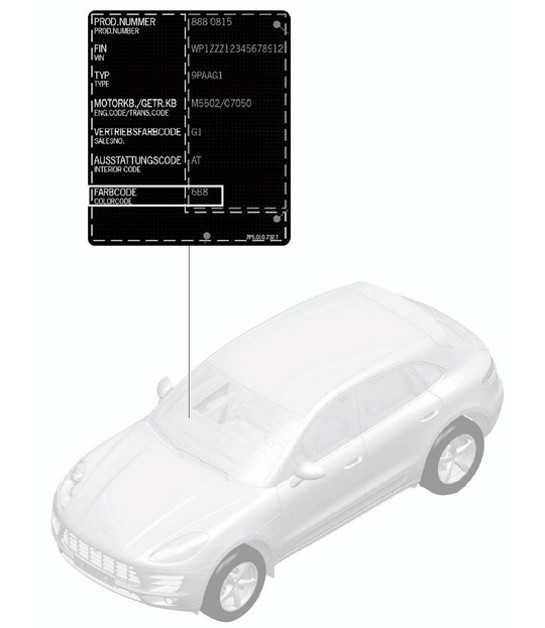 Diagram 004-000 Porsche 9J1.1 Taycan GTS 2020-24 