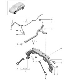 Kühlmittelkühlsystem (Modell: CTMA, CTM, CTLA, CTL, DCNA, DCN, DHKA, DHK) 95B.1 Macan 3.0L / 3.6L 2014-18