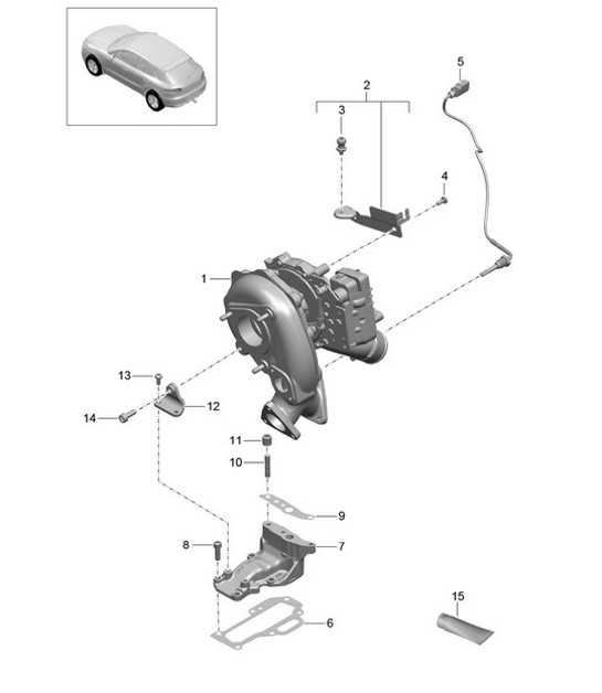 Diagram 202-020 Porsche 918 Spyder 4.6L 2014-15 