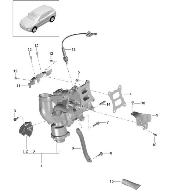Diagram 202-030 Porsche Macan Petrol 2.0L 245Bhp 