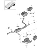 Fuel System, Exhaust System Macan (95B) MK1 (2014-2018)
