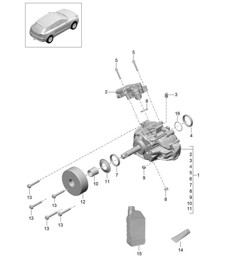 Verteilergetriebe 95B.1 Macan 2014-18