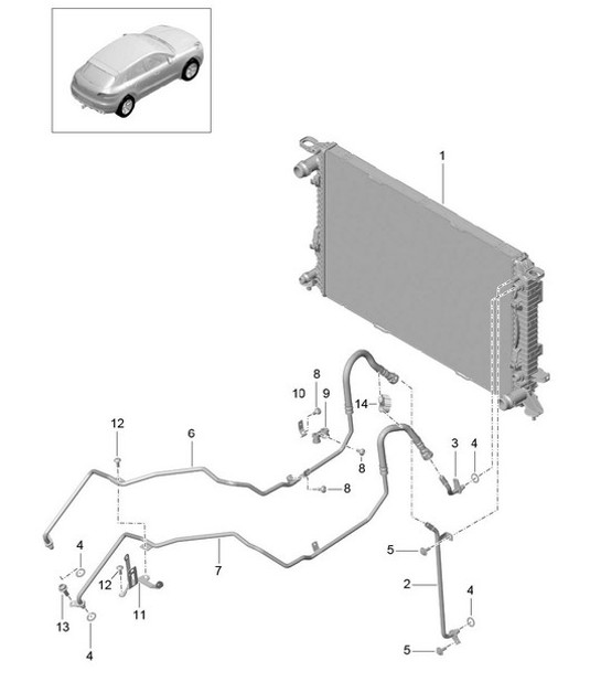 Diagram 360-000 Porsche 993 (911) (1994-1998) Overdragen