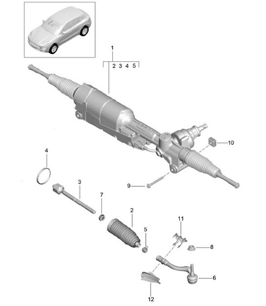 Diagram 403-000 Porsche 944 2.7L 8V 1988-89 