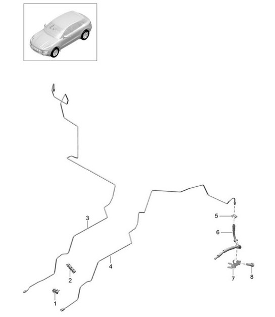 Diagram 604-010 Porsche 918 Spyder 2014-2015 