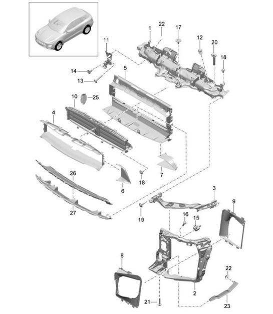 Diagram 802-010 Porsche Panamera 971 MK2 (2021-2023) 