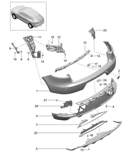 Diagram 802-021 Porsche Macan-e (95C) Electric 2024>> 