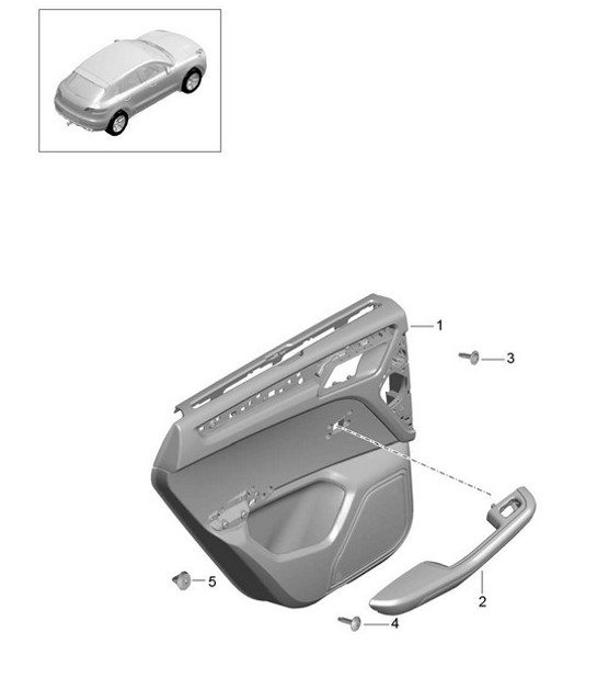 Diagram 808-060 Porsche Cayenne 9YA (E3) 2018-2023 