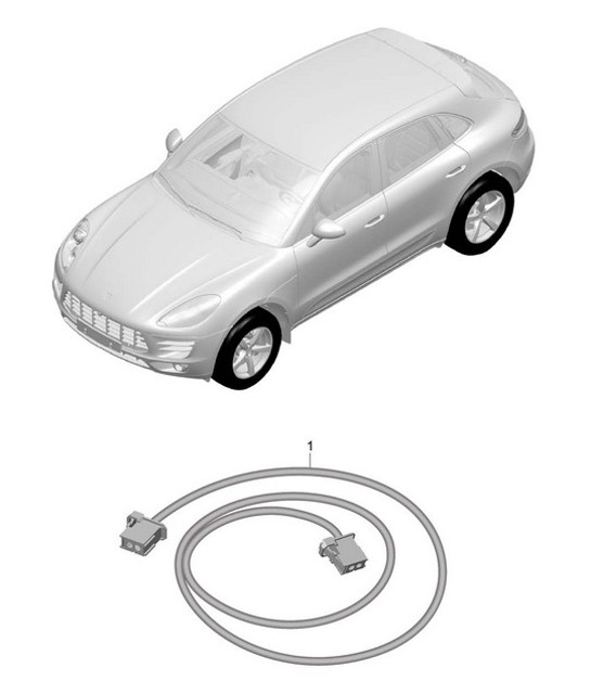 Diagram 902-050 Porsche Macan (95B) MK1 (2014-2018) Electrical equipment