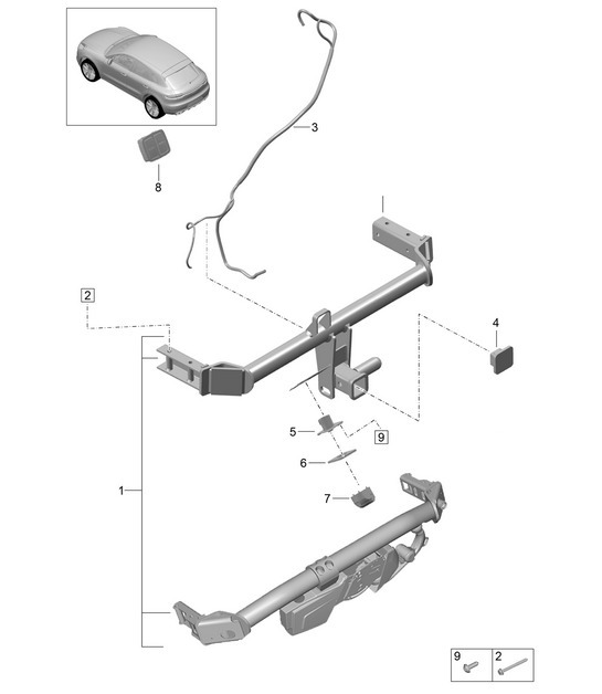 Diagram 002-000 Porsche 996 TURBO 2000-05 Accessories & others 