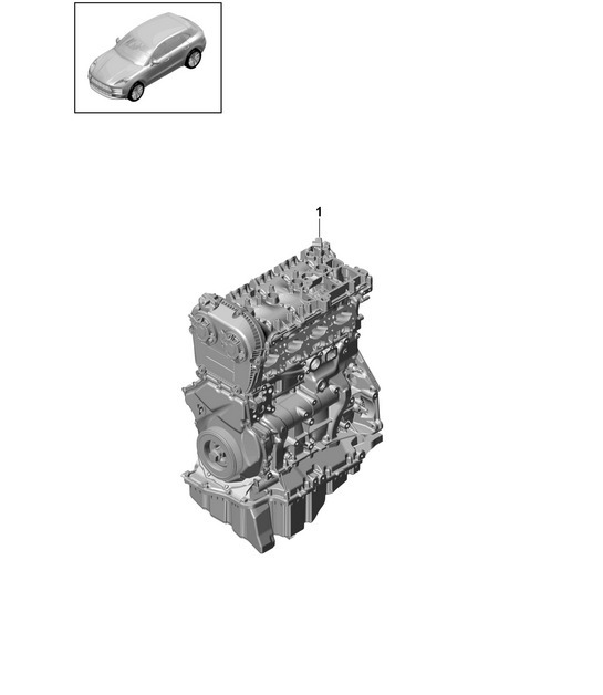 Diagram 101-080 Porsche 997 (911) MK1 2005-2008 Engine