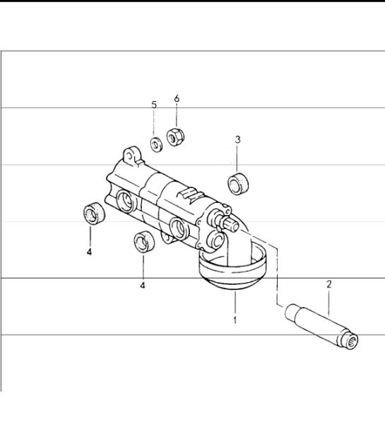Diagram 104-00 Porsche 993 (911) TURBO 1994-96 Engine
