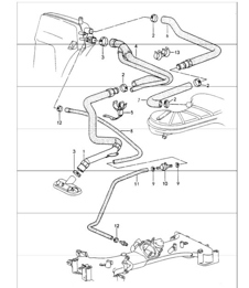 crankcase bleeding 964 TURBO M30.69 and M64.50  1991-94