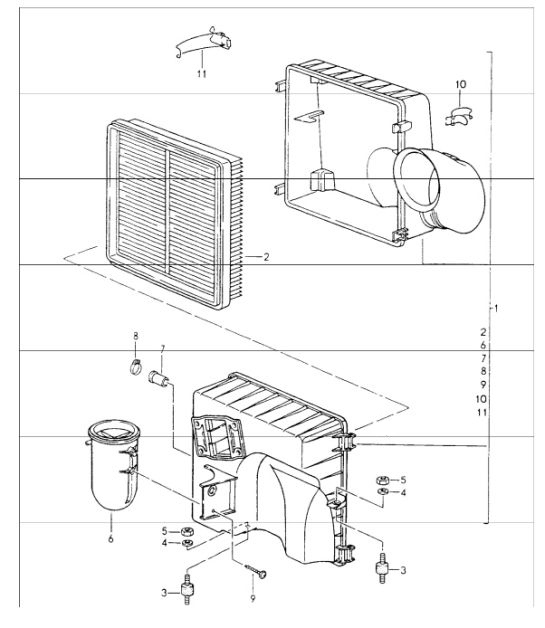 Diagram 106-00 Porsche 9J1.1 Taycan 2020-24 