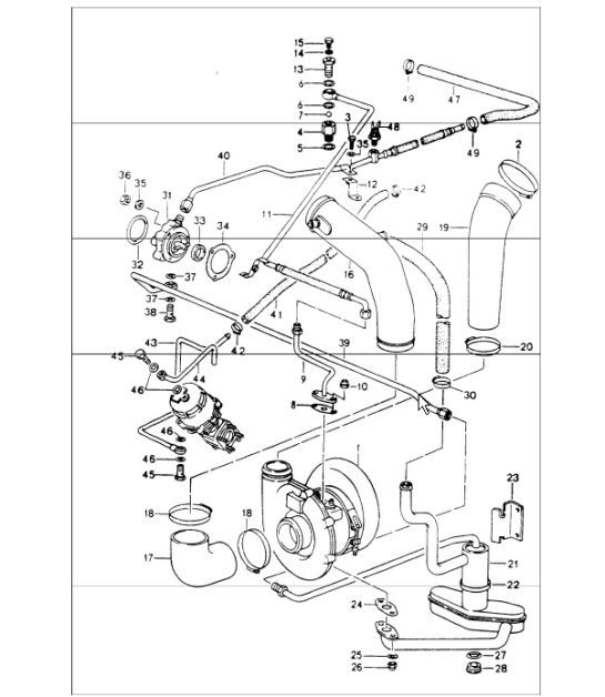 Diagram 107-40 Porsche 911 & 912 (1965-1989) 引擎