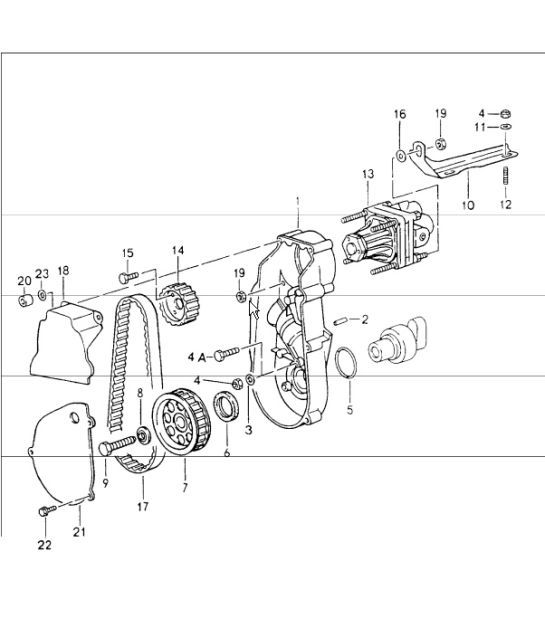 Diagram 108-00 Porsche 9J1.1 Taycan 4S 2020-24 