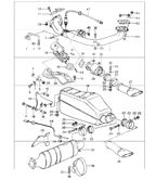 Fuel System, Exhaust System 964 (911) (1989-1994)
