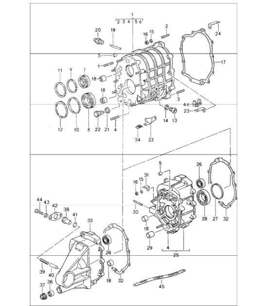 Diagram 302-05 Porsche Macan (95B) MK1 (2014-2018) 传播