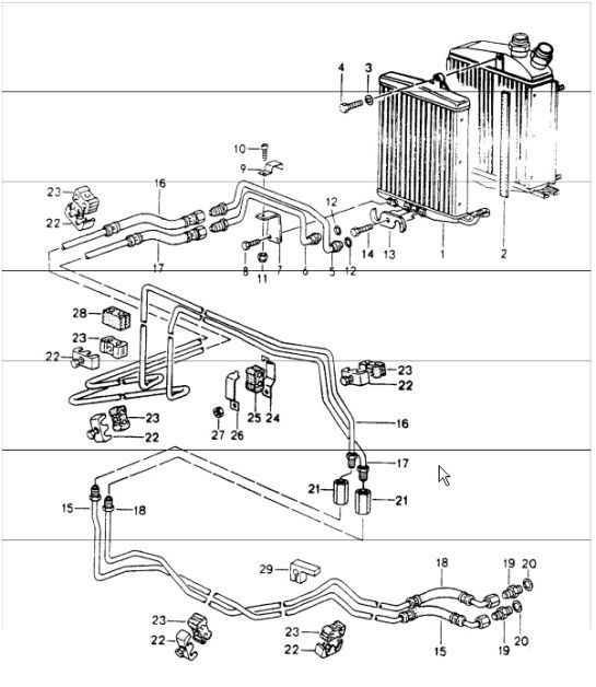 Diagram 360-00 Porsche Macan (95B) MK1 (2014-2018) Trasmissione