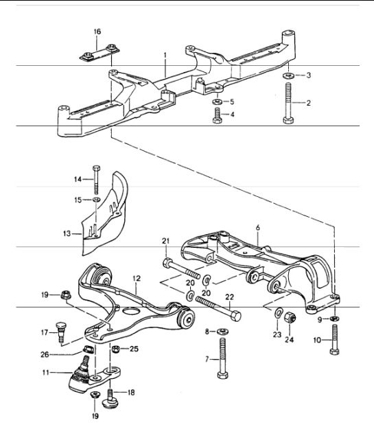 Diagram 401-00 Porsche 9J1.1 Taycan 4S 2020-24 