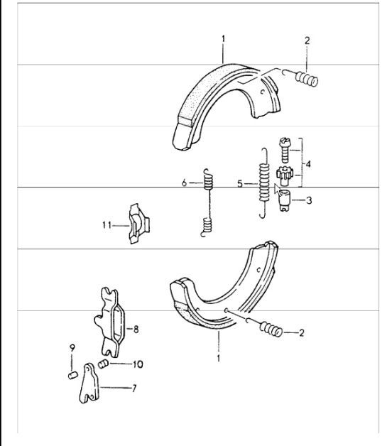 Diagram 603-06 Porsche 993 (911) C4S 1994-97 车轮、制动器