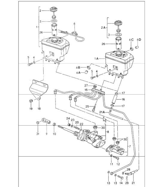 Diagram 604-00 Porsche Cayman 987C / 981C (2005-2016) Räder, Bremsen