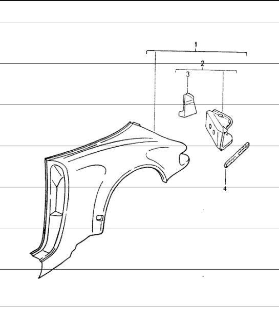 Diagram 801-40 Porsche Panamera 970 MK1 (2009-2013) Body