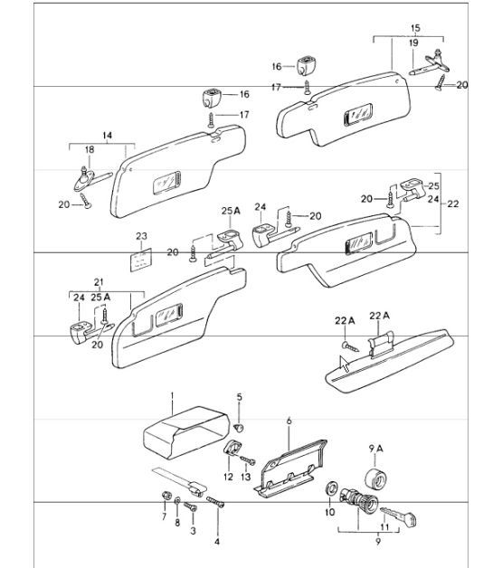 Diagram 809-05 Porsche 997 MK1 GT2 2007-09 Carrosserie