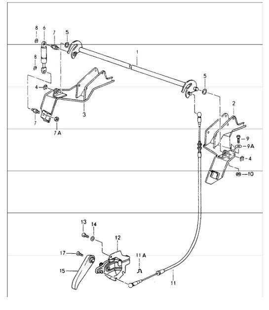 Diagram 811-36 Porsche Macan (95B) MK1 (2014-2018) Karosserie