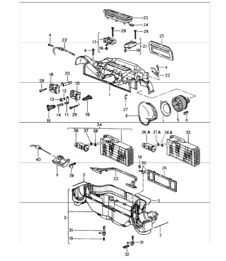 heater air conditioner single parts 964 1989-94