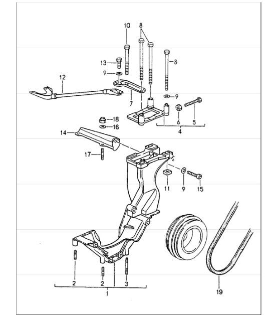 Diagram 813-20 Porsche 356 (1950-1965) Carrosserie