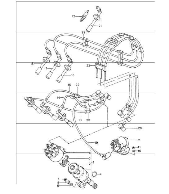 Diagram 901-01 Porsche Panamera V6 3.0L 2WD (330 ch) 