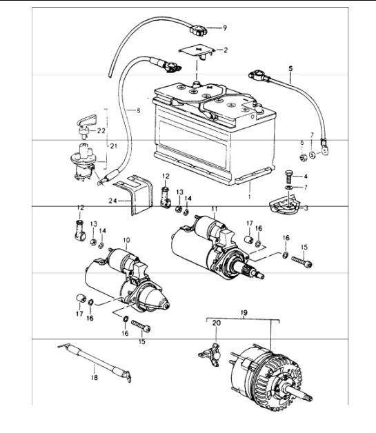 Diagram 902-05 Porsche 9J1.1 Taycan 2020-24 