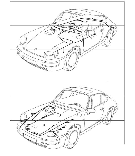 Diagram 902-10 Porsche 911 & 912 (1965-1989) Electrical equipment