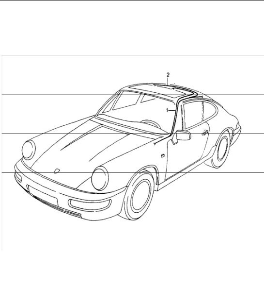 Diagram 902-14 Porsche 996 (911) (1997-2005) Electrical equipment