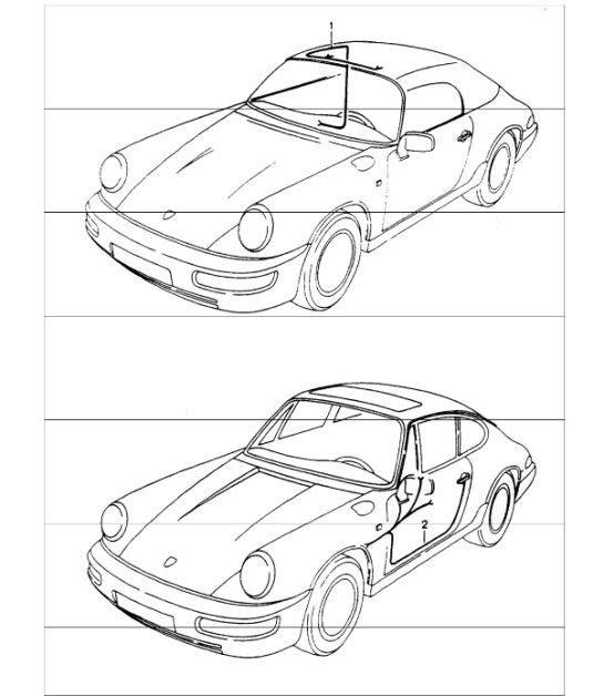 Diagram 902-16 Porsche 911 & 912 (1965-1989) Materiale elettrico