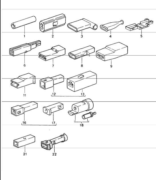 Diagram 902-54 Porsche 991 (911) MK1 2012-2016 Electrical equipment