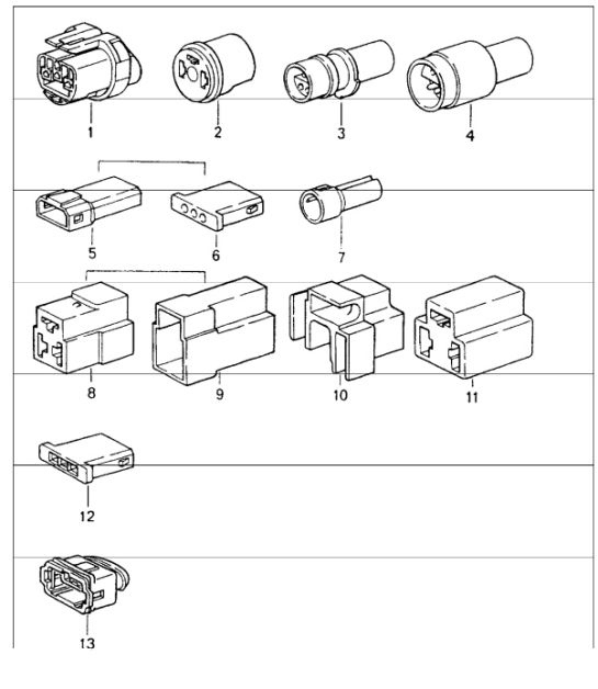Diagram 902-58 Porsche Cayman 987C / 981C (2005-2016) Elektrische apparatuur