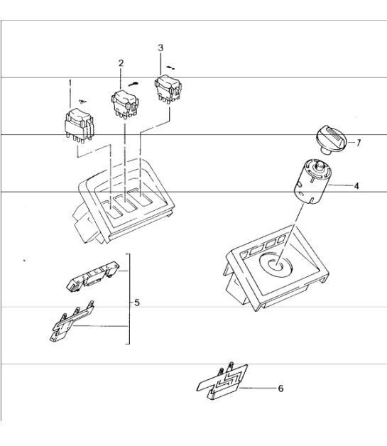 Diagram 903-05 Porsche 911 1984-1986 3.2L Équipement électrique