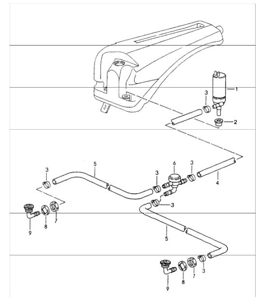 Diagram 904-20 Porsche 95B.1 Macan Turbo 3.6L V6 (400Bhp) 2014-18 Equipo eléctrico