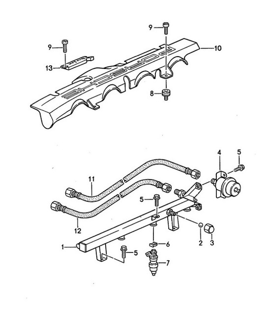 Diagram 107-010 Porsche Cayenne 92A (958) 2010-2017 Motor