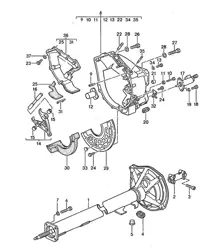 Cambio manuale / Tubo centrale (Modello: G44.00) 968 1992-95