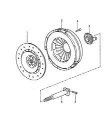 Handgeschakelde versnellingsbak / koppeling (model: G44.00) 968 1992-95