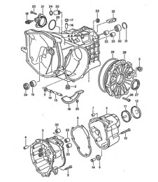 Cambio manuale / Cambio sostitutivo / Scatola cambio (Modello: G44.00) 968 1992-95